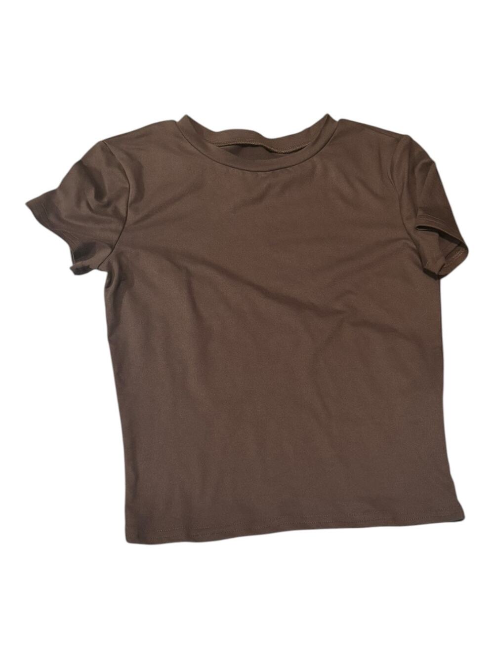 SHEIN Brown Women's T-Shirt Size S